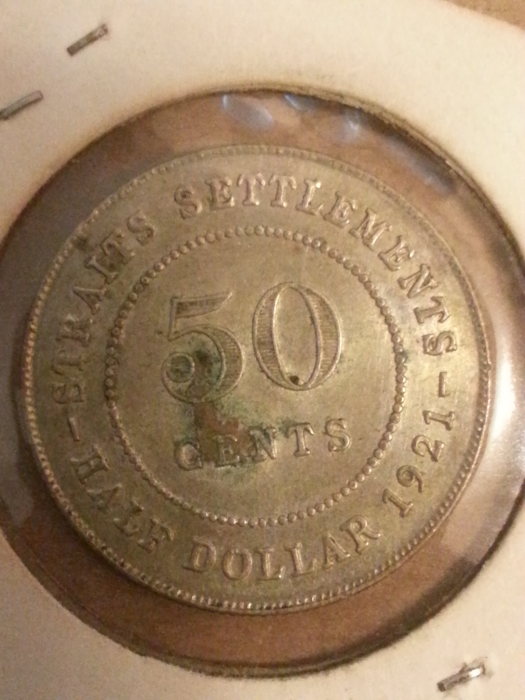 1921-Straits-Settlement-George-V-Half-Dollar